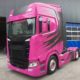 Scania Front Schwarz Matt lackiert.
